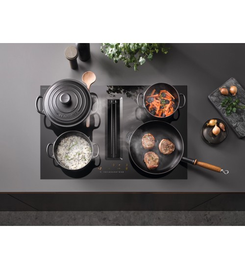 美诺Miele KMDA 7272 FL-A Silence家用智能多功能 带抽油烟机的电磁炉